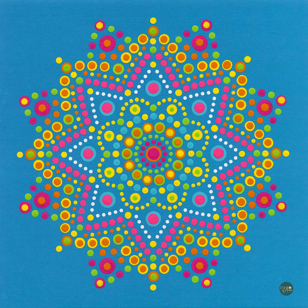 Dot Painting Mandala - 73-91779 Dimensions - Kit de peinture par numéro