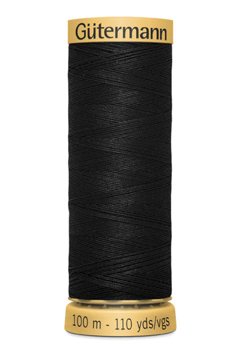 5201 Negro Hilo Algodon Gütermann 100m CNe50