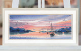 Kit de Punto de Cruz OVEN 1677 – Pink Evening