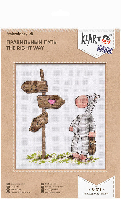 The Right Direction - 8-311 Klart - Cross Stitch Kit