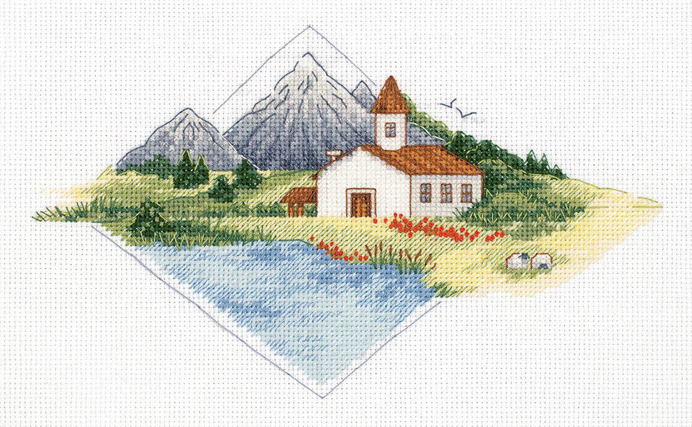House in the Mountains - 8-361 Klart - Cross stitch kit