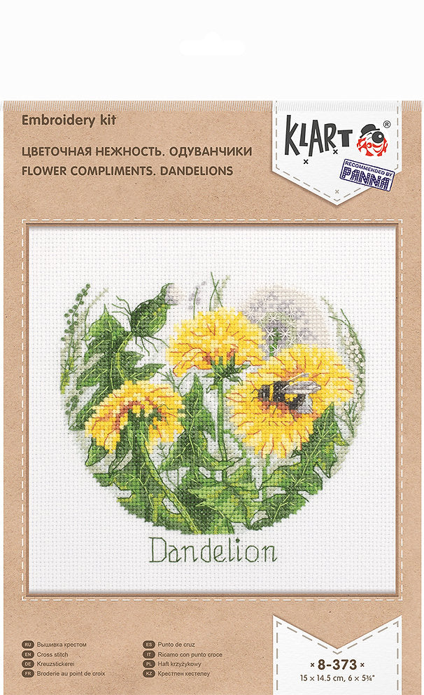 Dandelions - 8-373 Klart - Cross Stitch Kit