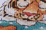 Sleepy Tiger - Klart - Cross Stitch Kit 8-438