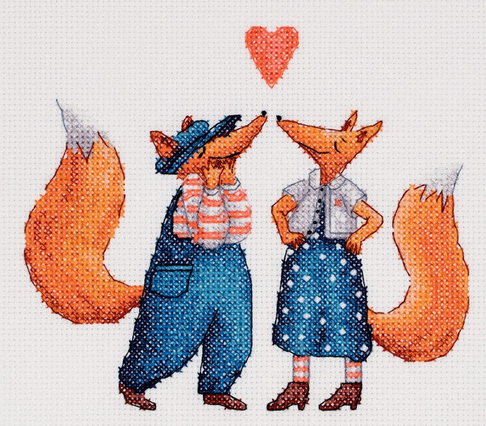 Klart 8-539 A Pair of Foxes