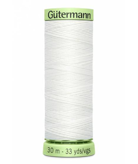 800 White Twisted Thread Gütermann Top Stitch - 30 meter spool