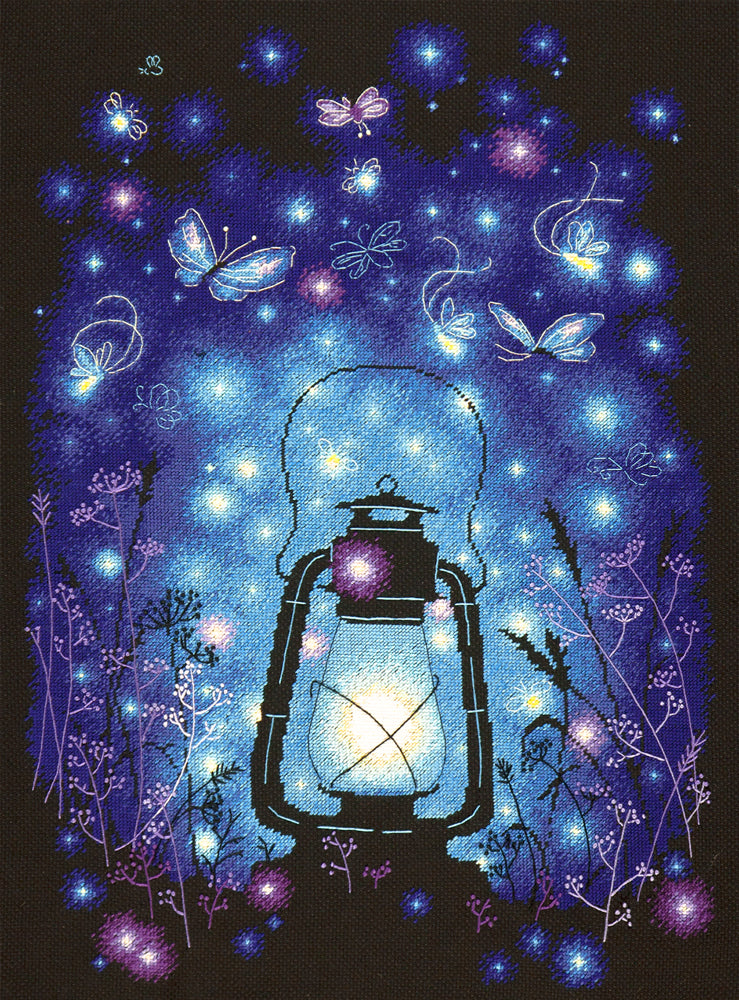 Kit de punto de cruz Magic Needle 89-02 – Luz Mágica