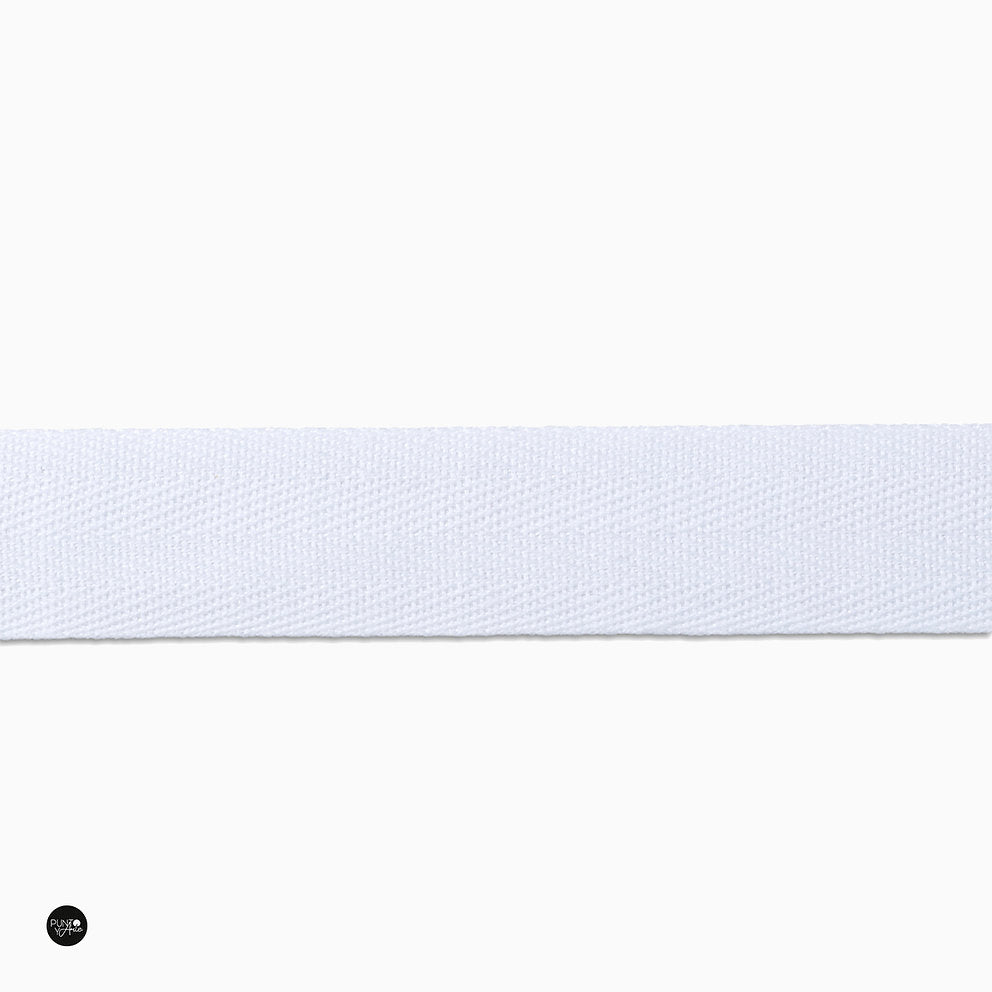 Ruban Coton Résistant 10 mm Blanc - Prym 900710