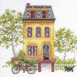 Cross Stitch Kit "Little Yellow House" 70-65226 by Dimensions Gold Petites