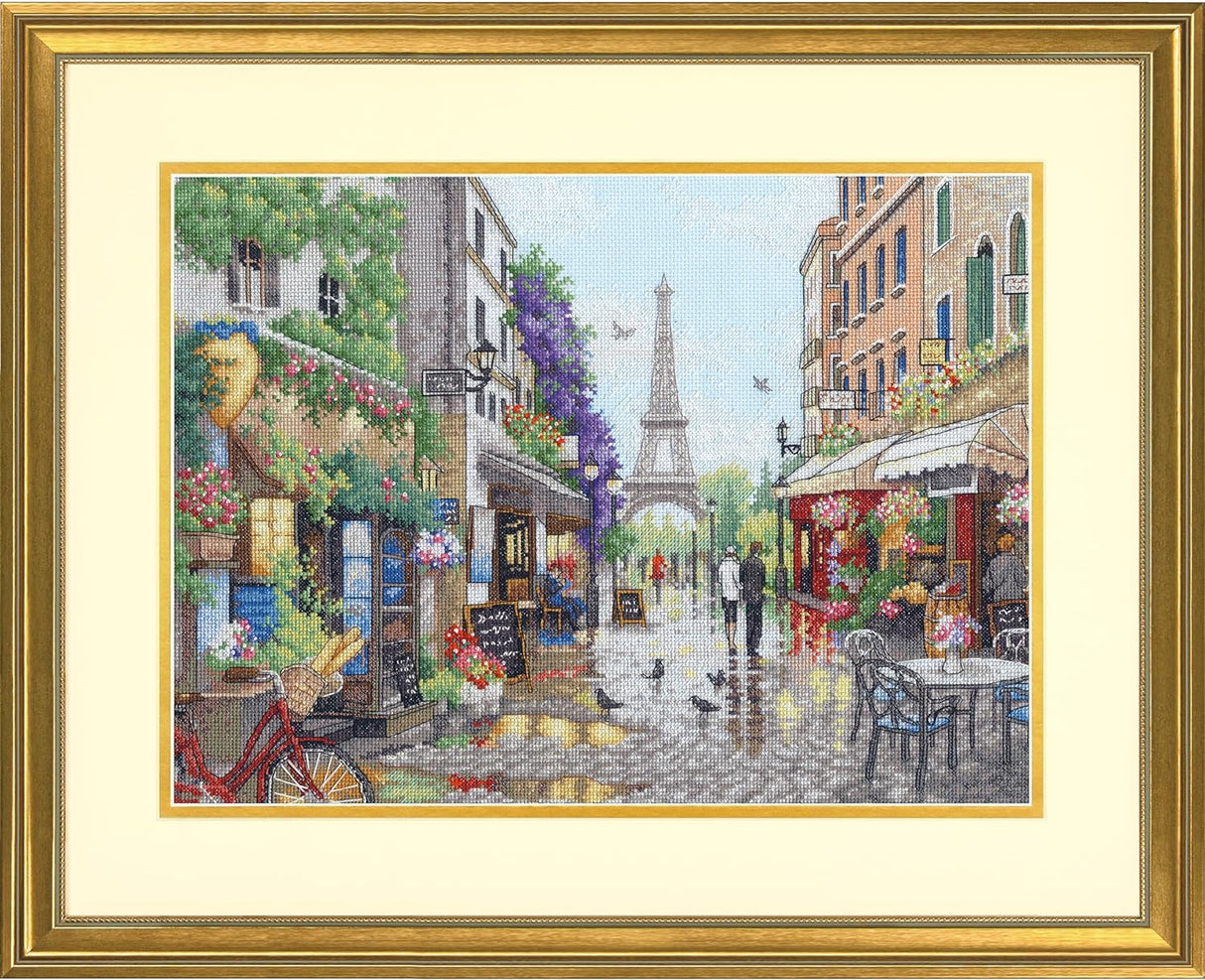 Cross Stitch Kit "Parisian Scene" 70-35438 Dimensions GOLD