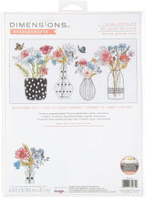 Cross Stitch Kit "Vases with Wild Flowers" 70-35431 by Dimensions