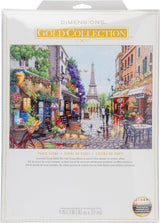 Cross Stitch Kit "Parisian Scene" 70-35438 Dimensions GOLD