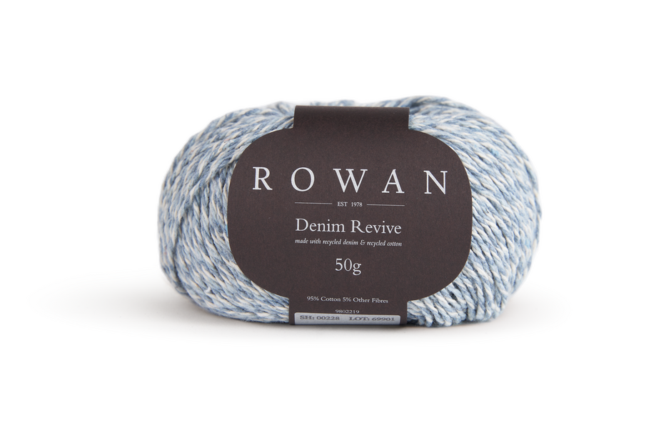 Rowan Denim Revive - Coton recyclé pour un tissu durable et élégant
