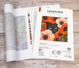 Kit de broderie au point de croix LetiStitch – L9949 Yeux de pavot