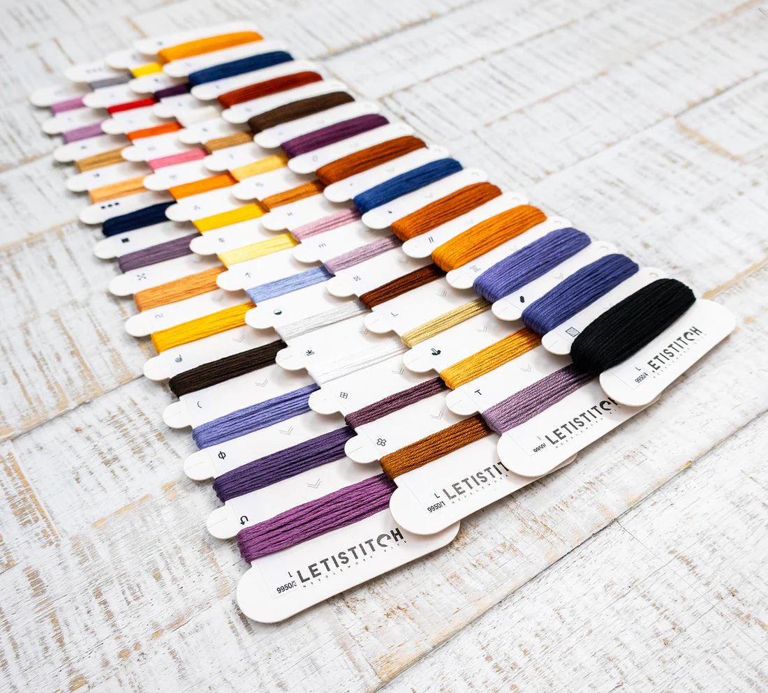 Kreuzstich-Set Letistitch L9950 „Kürbischlucht (Pumpkin Lane)“ – Herbst 21x21 cm