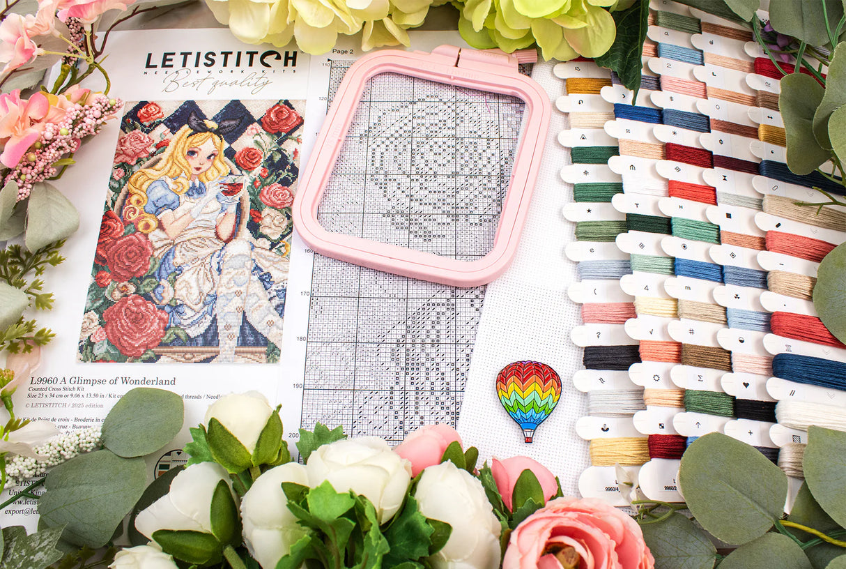 Kit de Punto de Cruz Letistitch - A Glimpse of Wonderland L9960