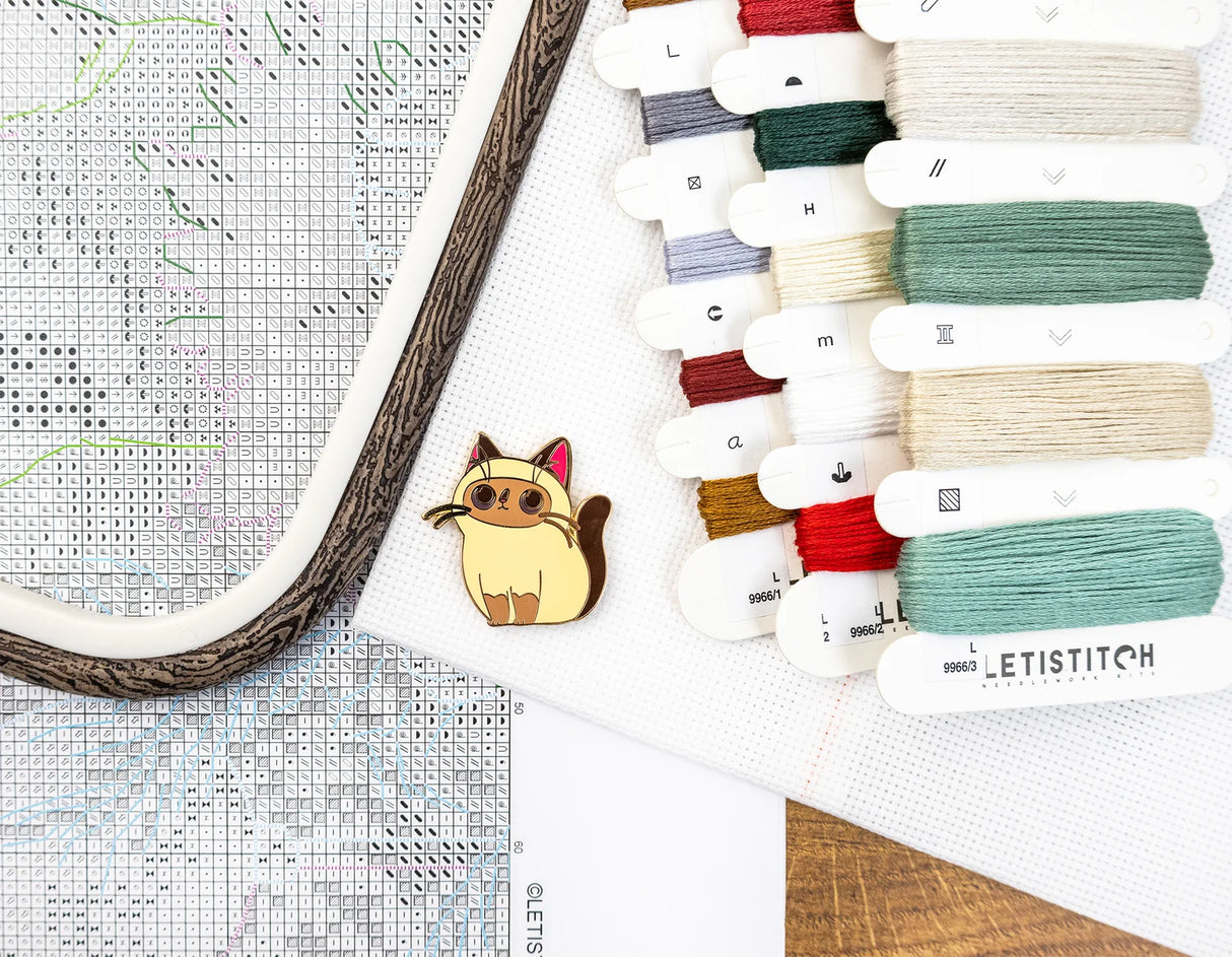 Kit de Punto de Cruz LetiStitch L9966 – Christmas Naps (Siestas de Navidad)