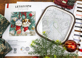 Kit de Punto de Cruz LetiStitch L9966 – Christmas Naps (Siestas de Navidad)