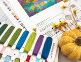 Kit de punto de cruz LetiStitch L9989 Glow Ghost Cove con fantasma luminoso