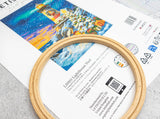 Esquema del kit Letistitch L9993 Lighthouse Noel con bastidor
