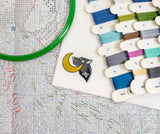 Tela, esquema e hilos del kit Letistitch L9995 Spirit of the Wild