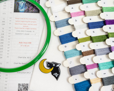 Instrucciones e hilos del kit Letistitch L9995 Spirit of the Wild