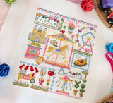 Cross Stitch Kit "Sampler. Amusement Park" SNV-882 by MP Studia