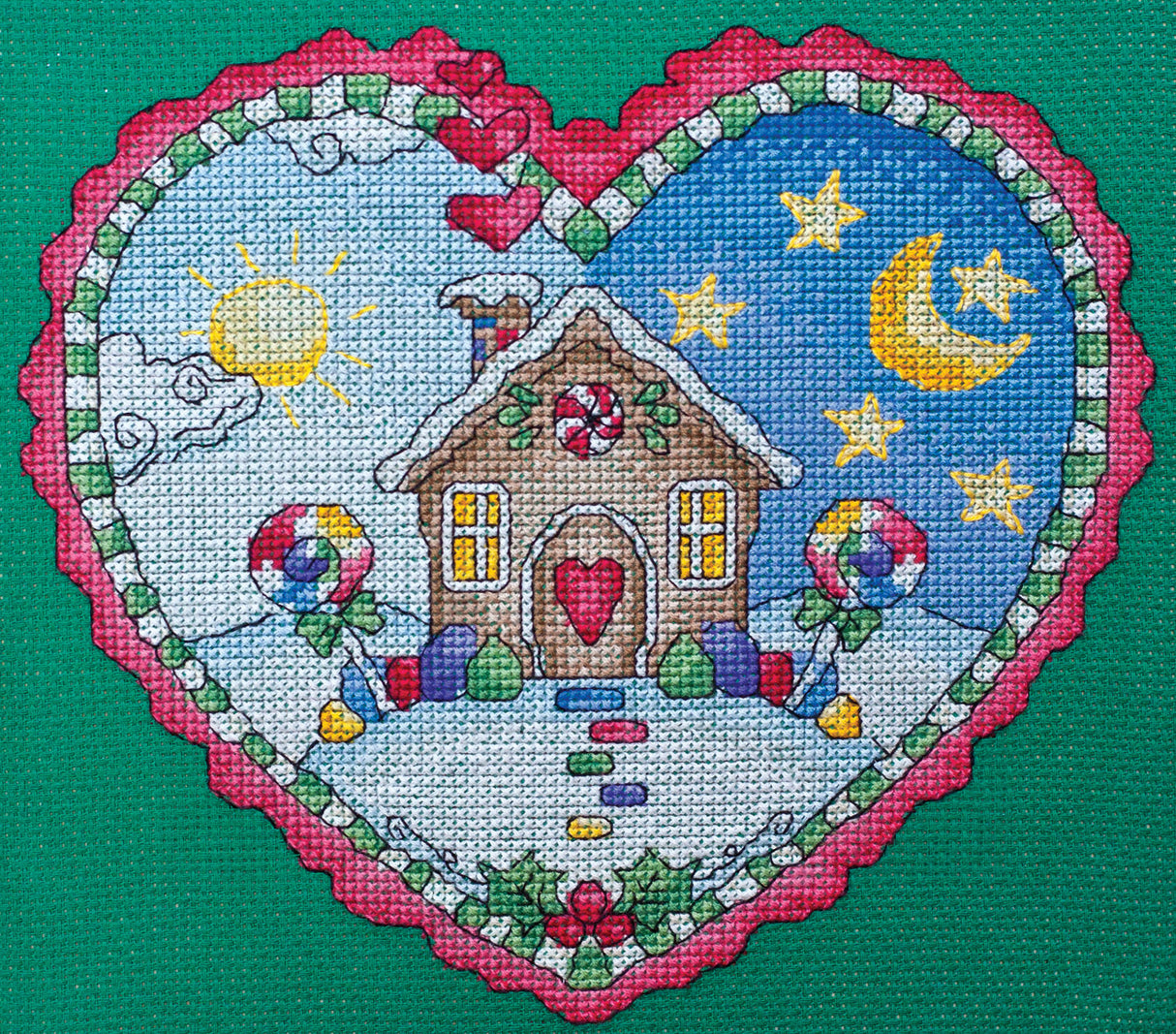 AH-022 Christmas Gingerbread Cookie - Cross Stitch Kit - Abris Art