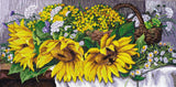 AH-030 Tournesols - Kit de point de croix - Abris Art