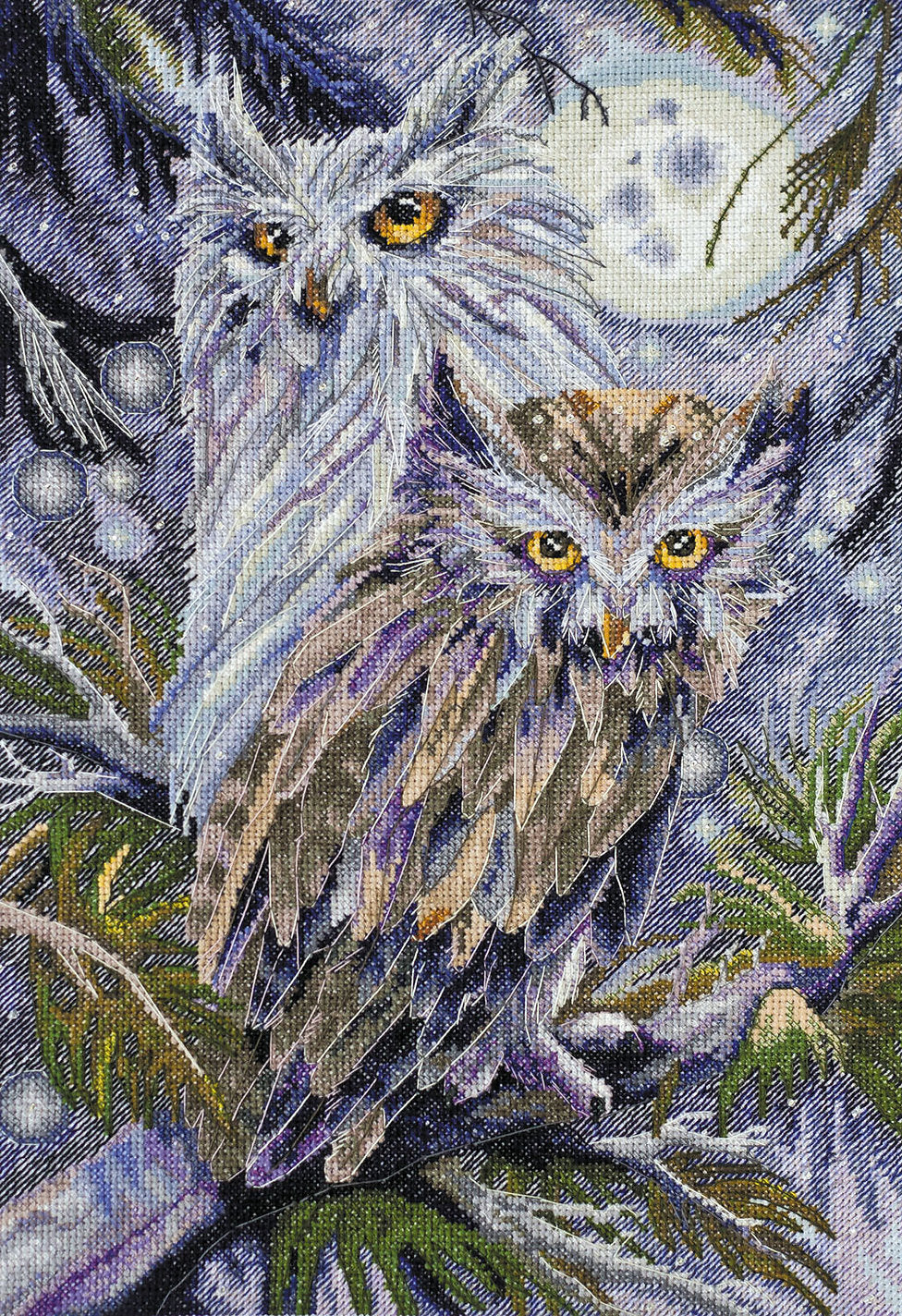 AH-032 Owls - Cross Stitch Kit - Abris Art