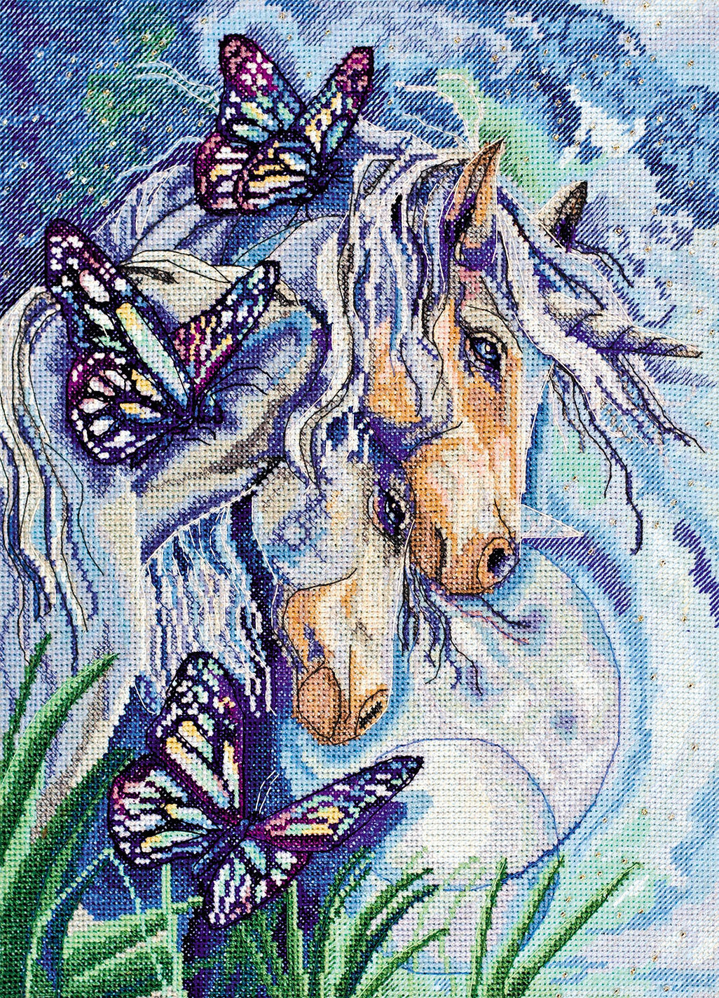 AH-033 Unicorns - Cross Stitch Kit - Abris Art