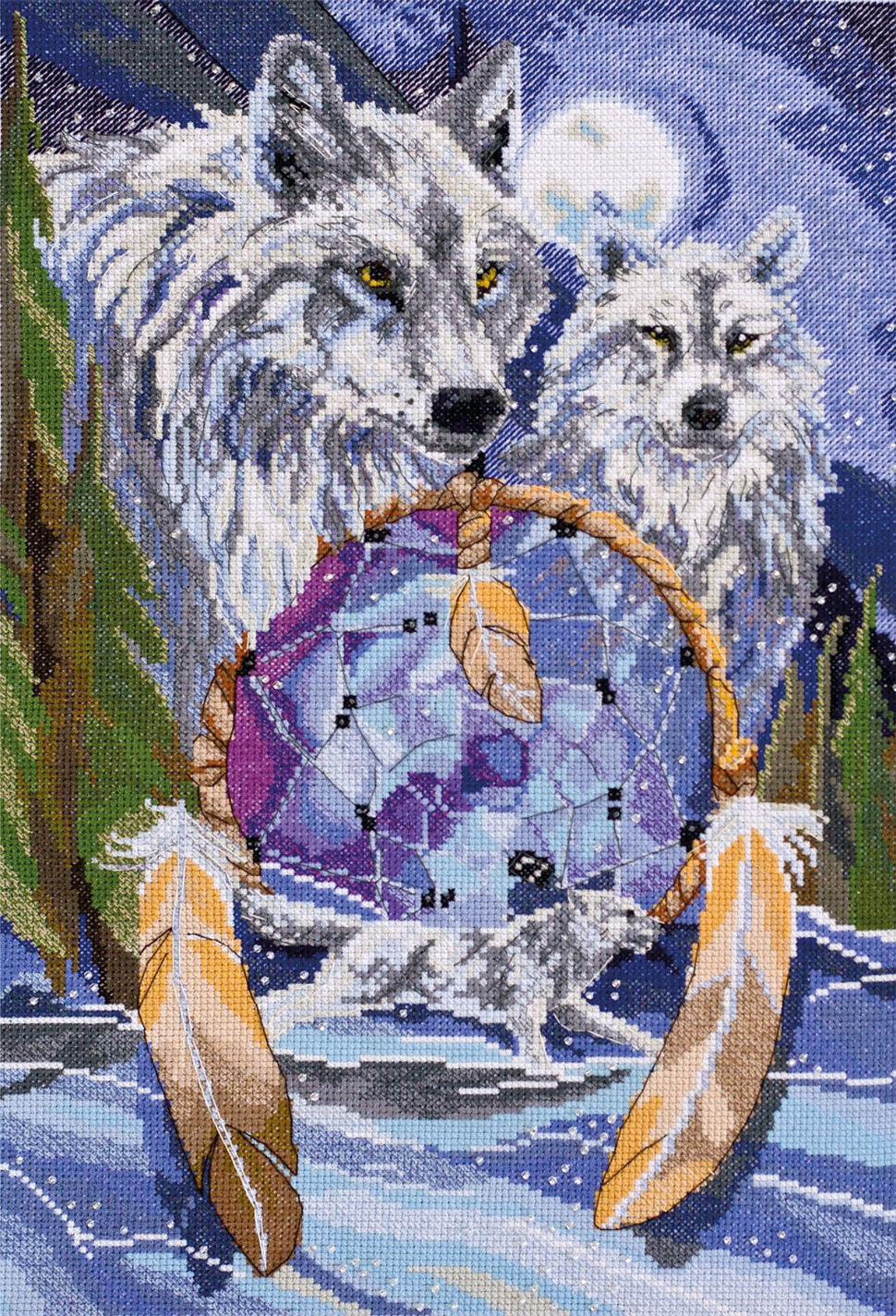 AH-036 Dreamcatcher - Cross Stitch Kit - Abris Art