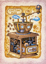 AH-040 Coffee Beans - Cross Stitch Kit - Abris Art