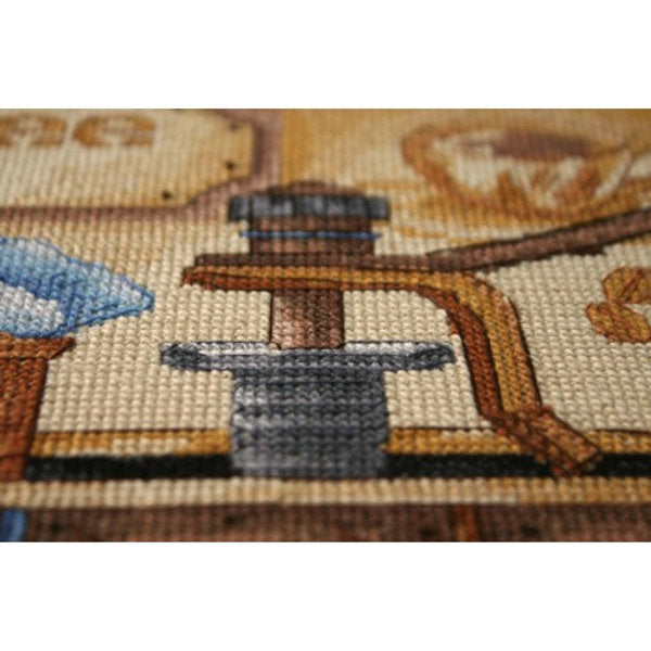 AH-040 Coffee Beans - Cross Stitch Kit - Abris Art