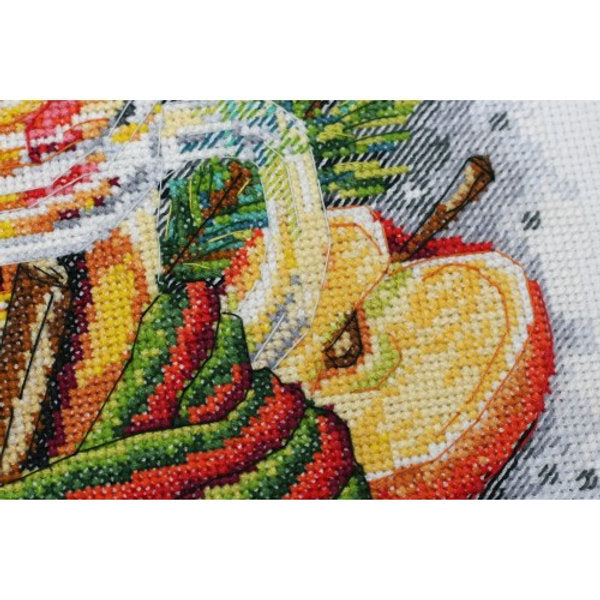 AH-047 A Winter Tea - Cross Stitch Kit - Abris Art