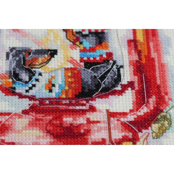 AH-088 October Heat - Cross Stitch Kit - Abris Art