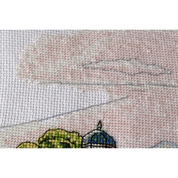 AH-110 Colorful Domes - Cross Stitch Kit - Abris Art