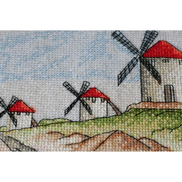 AH-111 Los Molinos - Cross Stitch Kit - Abris Art