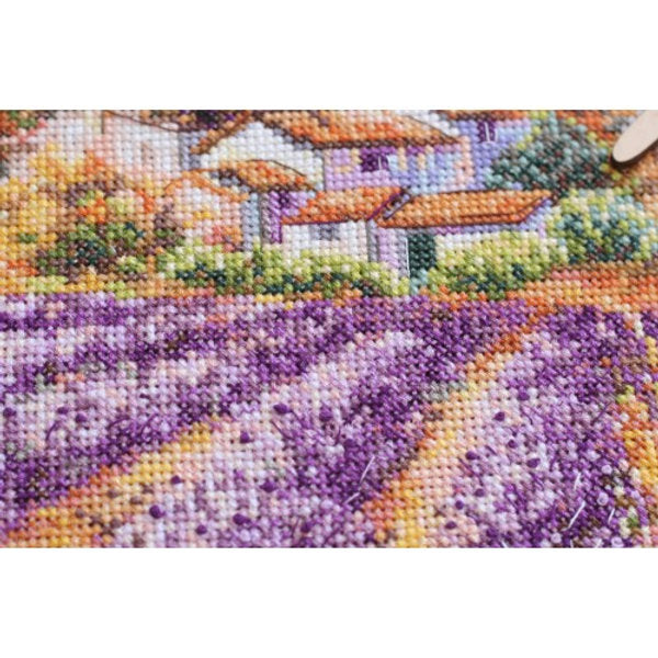 AH-116 Lavender Field - Cross Stitch Kit - Abris Art