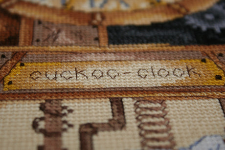 AH-039 Cuckoo Clock - Cross Stitch Kit - Abris Art