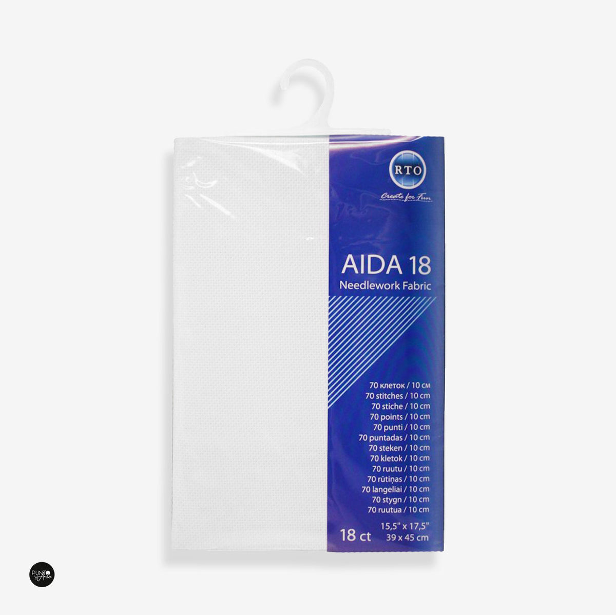Tela Aida 18 ct RTO Blanco – AIDA18-100