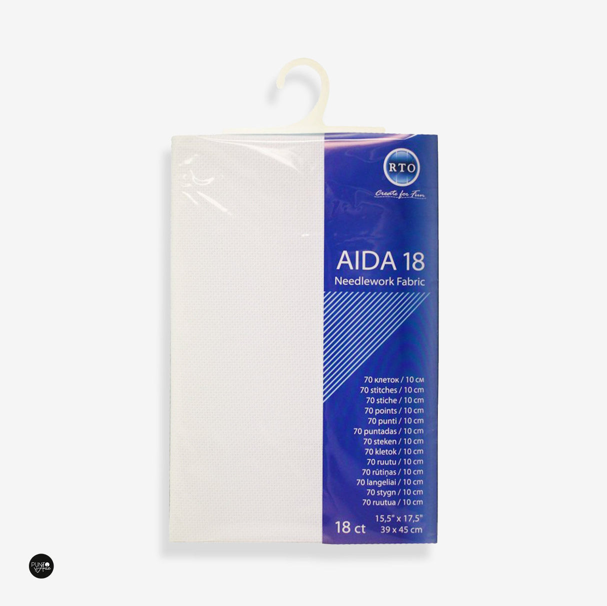 Aida fabric 18 count. / Off white - RTO AIDA18-101