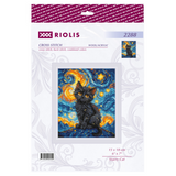 Kit de punto de cruz Riolis 2288 – “Gato estrellado”