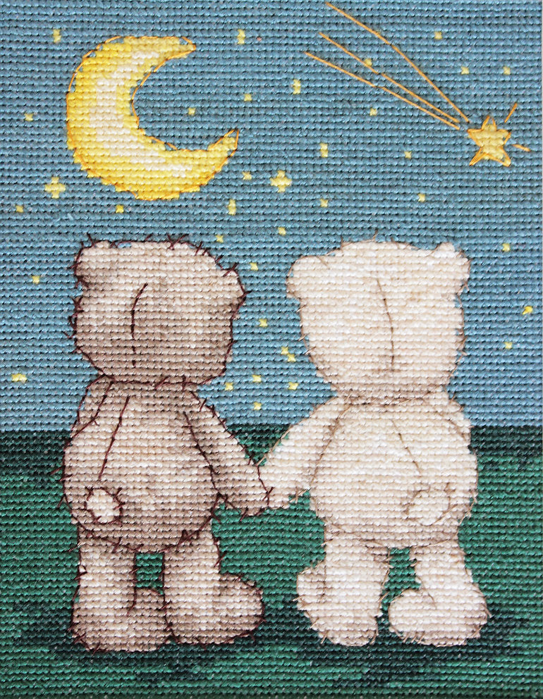 (Discontinued) B1091 Bruno and Bianca - Luca-S - Cross Stitch Kit