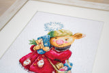 (Discontinued) B1153 Christmas Pig - Luca-S - Cross Stitch Kit