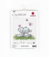 B1184 Couple of elephants - Luca-S - Cross Stitch Kit