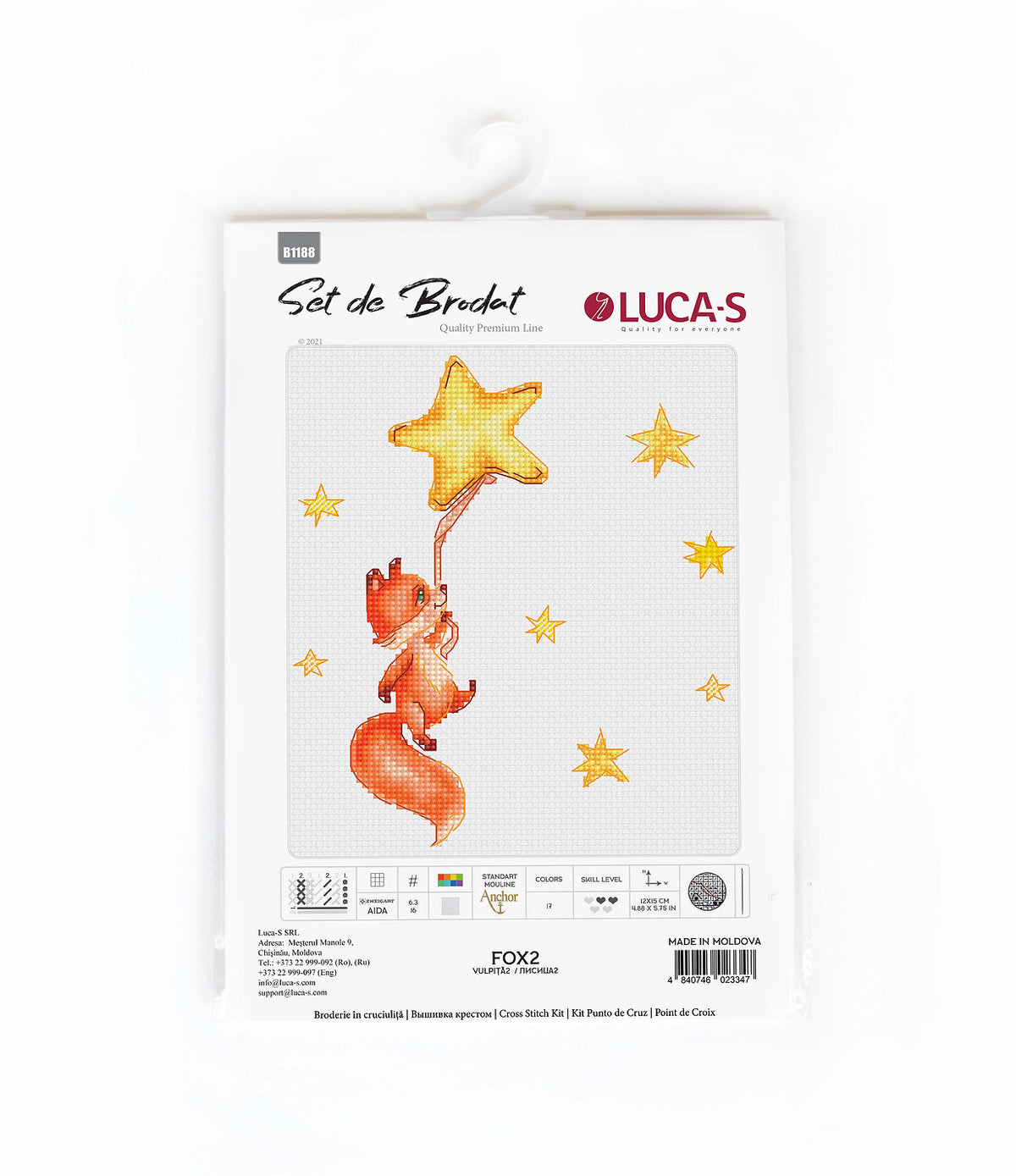 Volpe 2 - B1188 Luca-S - Kit Punto Croce