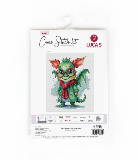 Kit de Punto de Cruz - The Elegant Dragon - B1407 Luca-S