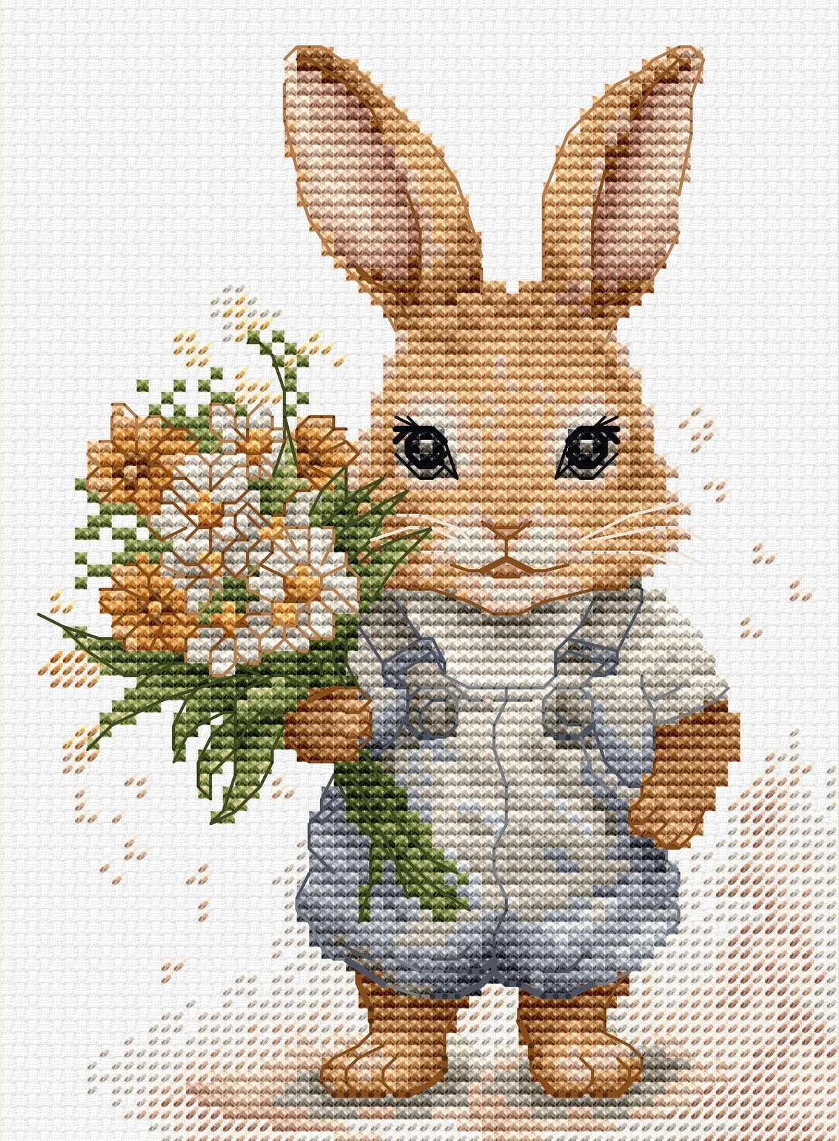 Cross Stitch Kit "The Bunny's Surprise" by Luca-S, B1409 