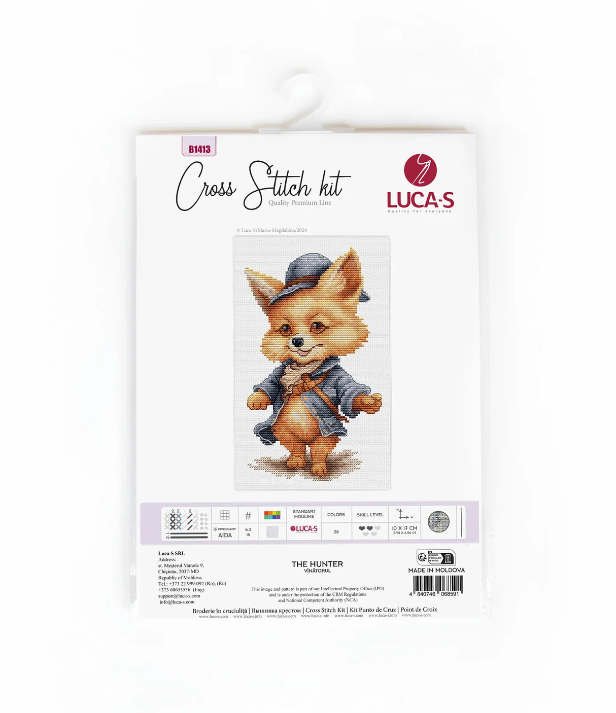 Cross stitch kit - Luca-S - The Hunter, B1413