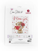 Kit de Punto de Cruz "I Love You" Luca-S B1421